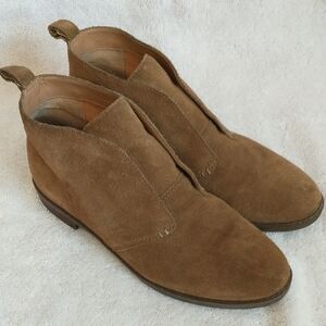 Franco‎ Sarto Isolde Desert Chukka Suede Slip-on Bootie, Brown, Women's Size 8